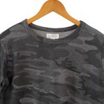 Velvet by Graham & Spencer Camo Print Long Sleeve Fleece Dress Women's Small Gray Photo 3