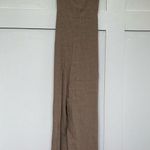 Theory  Linen Blend Brown Jumpsuit Romper Photo 7