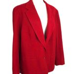 Pendleton VTG  Red 100% Virgin Wool Blazer Button Photo 13