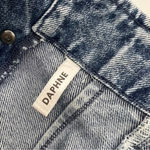 GRLFRND Daphne Ultra High Rise Skinny Jeans Borderlands Light Blue Wash Size 25 Photo 7