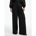 Madewell The Petite Harlow Superwide Leg Trouser Brushed Twill Black US 0 NWT Photo 1