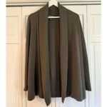 C by Bloomingdale’s 100% cashmere shawl cardigan sweater S grey Gray Photo 1