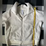 Athleta Tugga Sherpa Jacket cream with silver size medium Photo 5