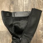 Journee Collection Black Wedge Knee-High Boots Size 8 WC Photo 3