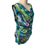 Peck & Peck  Multicolor Abstract Blouse BRAND NEW Size L Photo 3