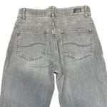 Lee  Womens Denim Blue Jeans Pants Total Freedom Fit Straight Leg Gray 6 Short Photo 3