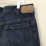 Calvin Klein  cutoff jean shorts dark wash size 36, Vintage Cutoffs Photo 1