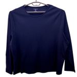 Croft & Barrow Croft‎ And Barrow Pima Cotton Top Black 3X Photo 1