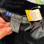 I.B. Diffusion Vintage 1990 Black Velvet Midi Sheath Skirt Photo 2