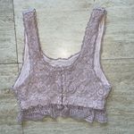 Wet Seal West Seal Lined Lace Crop Tank Top‎ Size M Boho Pink Photo 2