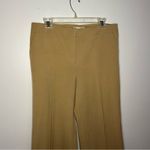 Chico's Straight Leg Trouser Pants Tan Office Work Neutral M 1.5 Short Photo 3