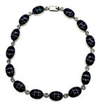 Onyx 9 t Sterling Silver Necklace Black Photo 1