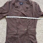 Maeve by Anthropologie Asymmetrical Houndstooth Blazer Jacket Size XS Photo 8