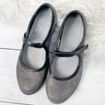 Naot Metallic‎ Pewter Suede Leather Mary Janes Slip On Flat Size 36 Gray Photo 0