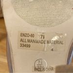 Anne Michelle Enzo Rhinestone Faux Suede Strappy Heels Tan Open Toe 7.5 Photo 11