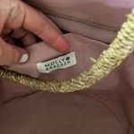 Molly Bracken  straw tote with pom poms Photo 1