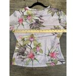 AllSaints‎ Pink Ellie Pink Floral Print Mesh T Photo 9