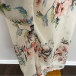 Band of Gypsies  Kimono Floral Oversized Travel Beach Boho Festival Coral Cream Photo 4