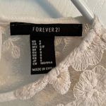 Forever 21 Short Sleeve White Lace Blouse Photo 2