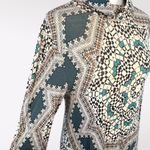 Maeve  Anthropologie Knit Long Sleeve Midi Dress Turtleneck Stretch Petite XS Photo 6