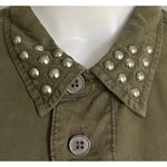 Lindex Womens Green Studded Jacket Large Photo 3