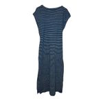 Loft Women's T-Shirt Dress Midi Striped Cap Sleeve V-Neck Belted Waist Small NWT Photo 7