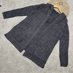 Barefoot Dreams  CozyChic Lite Resort Knit Longsleeve Cardigan Hooded Gray Size L Photo 3