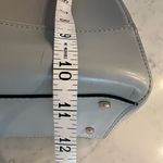 Kate Spade Felix Riverside Street Satchel SMOOTH LEATHER GREY PALE EUC Photo 6