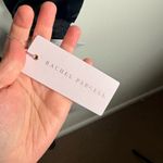 Rachel Parcell Black Satin Wrap Style Midi Dress with Puff Sleeves Photo 8