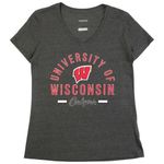 NCAA Wisconsin Badgers Women's Short Sleeve V Photo 0