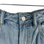 ALLSAINTS Alana Embroidered Bird Distressed Boyfriend Jeans in Blue/Pink Size 26 Photo 5