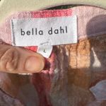 Bella Dahl L Cotton Blend Plaid Button Tank Coral and cream beautiful Photo 1