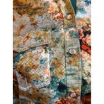 Floral Print Long Sleeve Snap Western boho whimsi cottage Y2K Shirt S green Photo 1