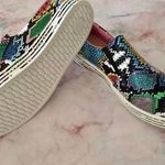 Snake Print Fashion Sneakers Multiple Size 7 Photo 4
