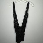 Beach Bunny  Sheer‎ Shorts Romper Black Photo 2