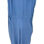 Athleta  Brooklyn Jumpsuit Sleeveless Stretch Cottage Blue‎ Size 2 Photo 5
