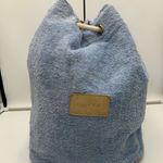 Loewe  Terrycloth and Leather Nautical Beachy Backpack‎ Photo 2