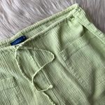 J.Crew Vintage Gauze Cotton Lime Green Beach Pants Photo 2