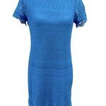 Maggy London Blue Lace Dress Size 4 Photo 0