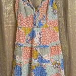 Forever 21  Floral Boho Patchwork Fairy Cottagecore Mini Dress Large Photo 0