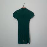 SheIn Ribbed Short Sleeve Romper with Mock Turtleneck Photo 3