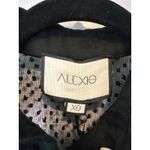 Alexis Evarra Black Sheer Lace Midi Dress XS NWT $975 Photo 4