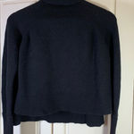 J.Crew  Merino Wool Alpaca Blend‎ Turtleneck Sweater XXS Black Knit Top Minimal Photo 0