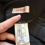 Orsay Skirt Womens Black Fluted Hem Flare Flutter Fit Flare Size Large Photo 3