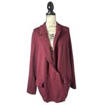 Ella Rafaella SZ XL Relaxed Long Sleeve Sweater Blazer Photo 2