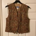Pendleton Vintage  paisley print button down vest, size 10P Photo 0