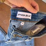 ZARA Studio Blue Light Wash Distressed skinny Size 26 high Rise Photo 3