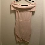 Hello Molly  Pale Pink Everybody Loves Me Off The Shoulder Mini Dress Size S/M Photo 1