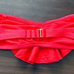 Xhilaration Target Women's Ruffle Pleat Bandeau Bikini Swim Top - Hot Pink | M Photo 3