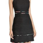 Kate Spade  Tweed black floral accent office chic dress size 4 Photo 0